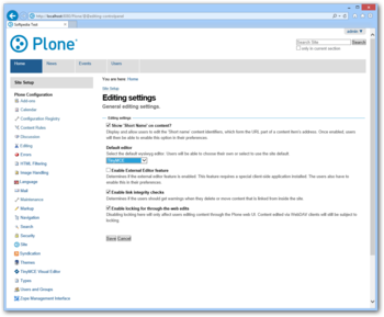 Plone screenshot 15