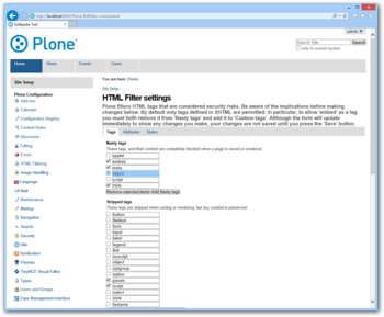 Plone screenshot 16