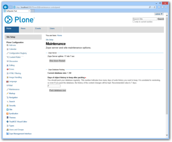 Plone screenshot 18