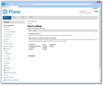 Plone screenshot 21