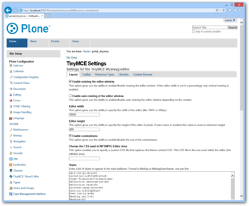 Plone screenshot 25