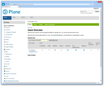 Plone screenshot 26