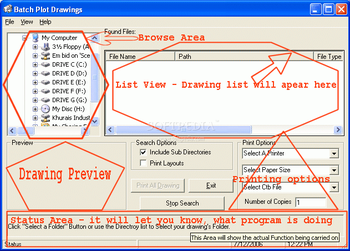 Plot2k - AutoCAD batch plot utility screenshot