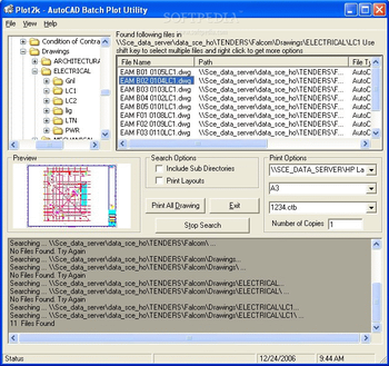 Plot2k - AutoCAD batch plot utility screenshot 2