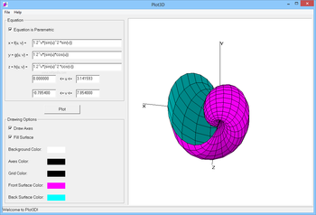 Plot3D (formerly SurfPlot) screenshot