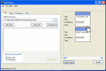 PLR Poster screenshot 2