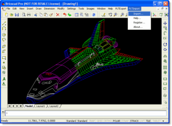 PLT Import for Bricscad screenshot
