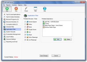 PM Staff Admin screenshot