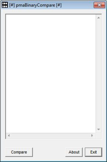 pmaBinaryCompare screenshot