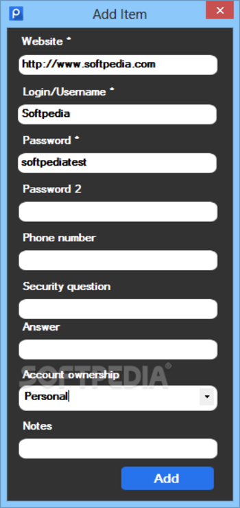 Pmanager screenshot 2