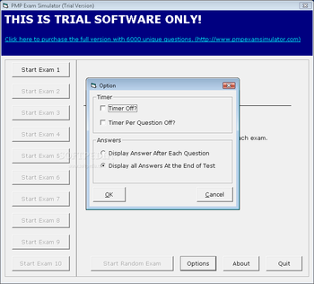 PMP Exam Simulator screenshot 2