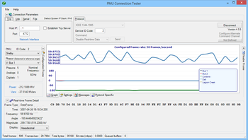 PMU Connection Tester screenshot