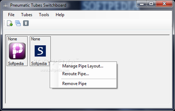 Pneumatic Tubes File Router screenshot