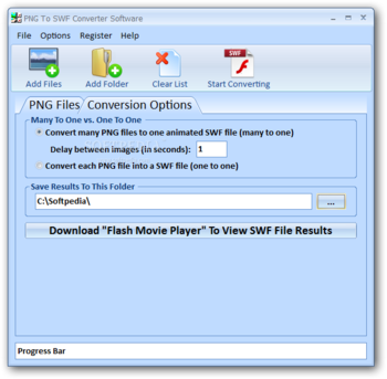 PNG To SWF Converter Software screenshot 2