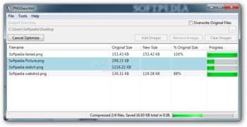 PNGGauntlet screenshot