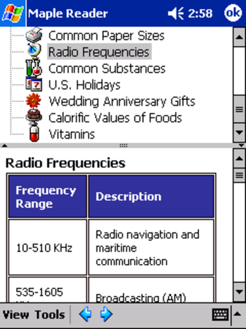 Pocket Maple Reader screenshot 2