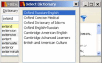 Pocket Oxford Russian Dictionary Windows screenshot 2