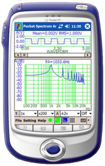 Pocket Spectrum Analyzer screenshot 2