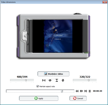 PocketDivXEncoder screenshot 2