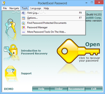 PocketExcel Password screenshot 2