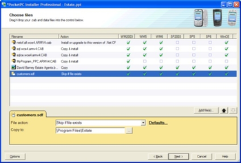 PocketPC Installer Professional screenshot