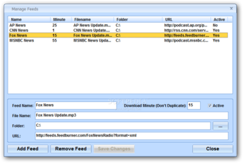 Podcast Download Software screenshot 2