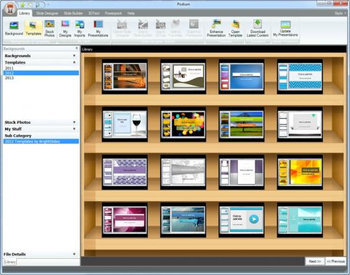 Podium for PowerPoint screenshot