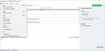 Poedit screenshot 2