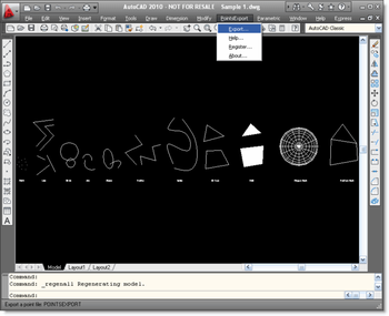 Points Export for AutoCAD screenshot