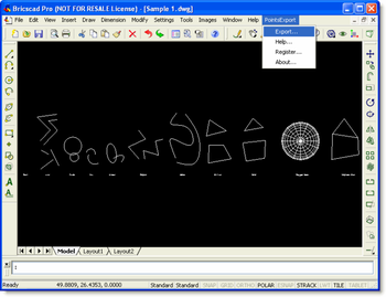 Points Export for Bricscad screenshot 2