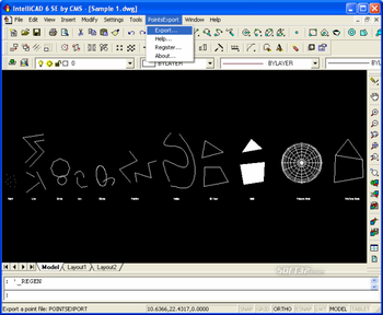 Points Export for IntelliCAD screenshot 2