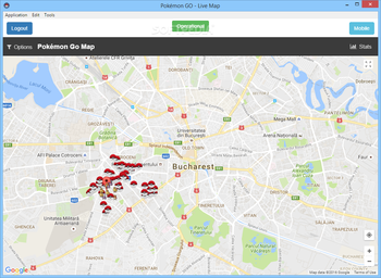 Pokemon GO Live Map screenshot