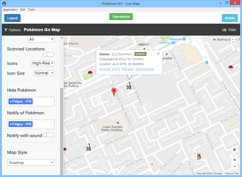 Pokemon GO Live Map screenshot 3