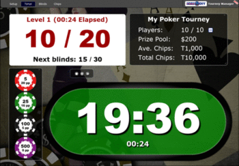 PokerDIY Tourney Manager screenshot