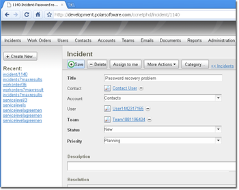 Polar Help Desk screenshot