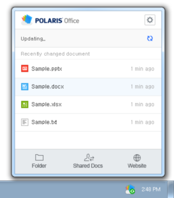 Polaris Office Sync screenshot 2
