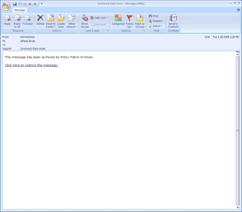 Policy Patrol Archiver Server screenshot 2