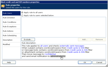 Policy Patrol Mail Security 64-bit screenshot