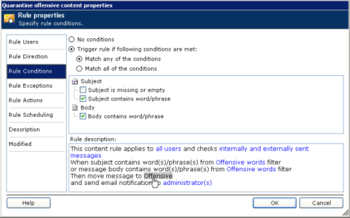 Policy Patrol Mail Security 64-bit screenshot 3