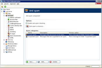 Policy Patrol Spam Filter for Exchange 64-bit screenshot 3