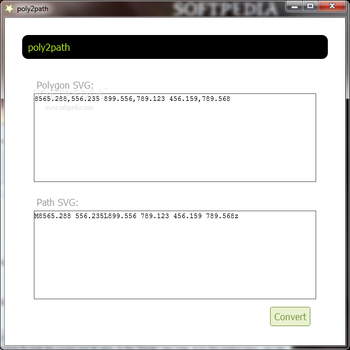poly2path screenshot
