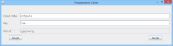 Polyalphabetic Cipher screenshot