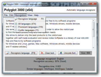 Polyglot 3000 screenshot 2