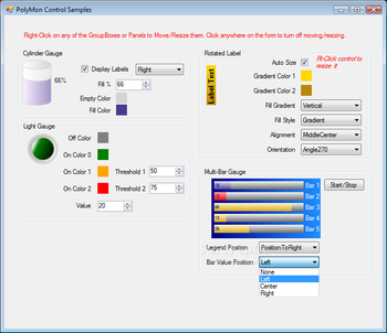 PolyMon Controls screenshot