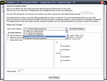 Polystyle Source Code Formatter screenshot 3