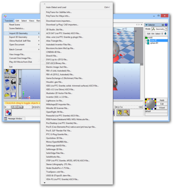 PolyTrans|CAD+DCC Pro 3D Translation System screenshot 3