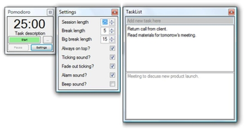 Pomodoro screenshot