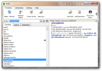 PONS Dictionary Italian - German Premium screenshot