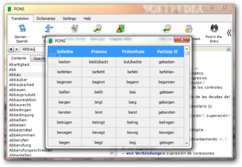 PONS Dictionary Spanish - German Business screenshot 2