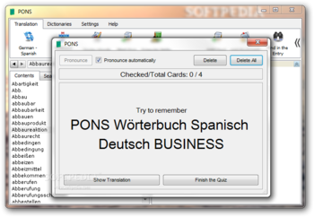 PONS Dictionary Spanish - German Business screenshot 3